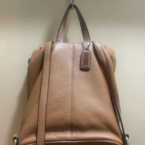 Coach Brown Leather Backpack - Picture 2 of 8